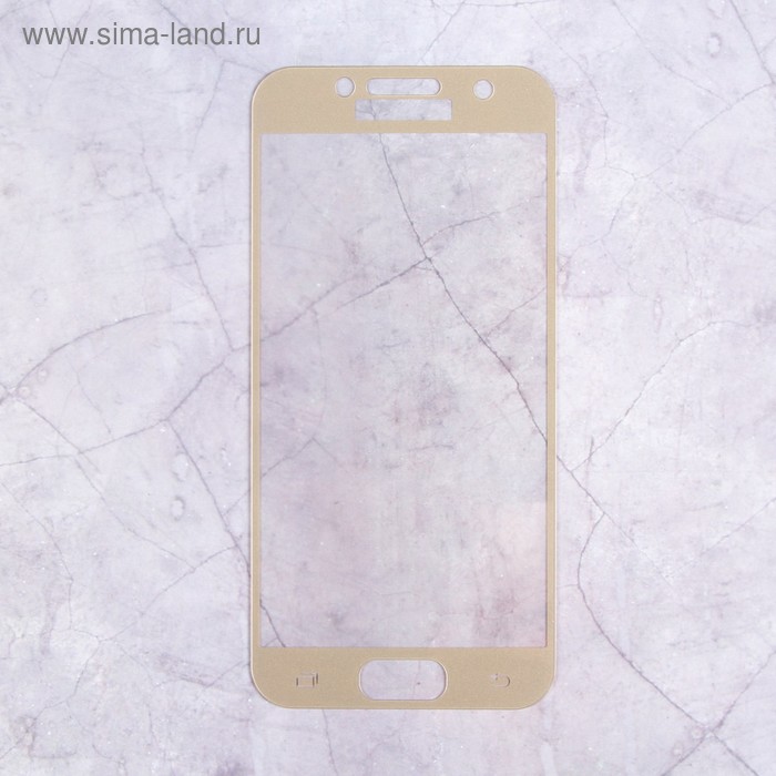 Защитное стекло Mobius для Samsung A3 2017 3D Full Cover (Gold) - Фото 1