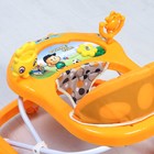 Ходунки «Солнышко», звуковые эффекты, цвет оранжевый - Фото 4