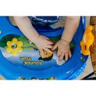 Ходунки «Солнышко», 7 колес, муз. игрушки, синий - Фото 7