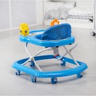 Ходунки «Солнышко», 7 колес, муз. игрушки, синий - Фото 4