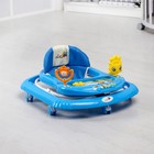 Ходунки «Солнышко», 7 колес, муз. игрушки, синий - Фото 6