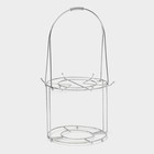 Сервиз чайный керамический на металлической подставке Доляна «Роспись», 13 предметов: 6 чашек 210 мл, 6 блюдец d=14 см, чайник 1 л - Фото 13