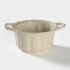 Горшок из жаропрочной керамики для запекания Доляна «Массимо», 20×15×7,5×11,5 см, цвет бежевый - Фото 3