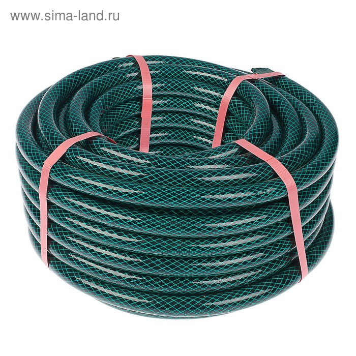 Шланг, ПВХ, d = 19 мм (3/4"), L = 25 м, 3-слойный, армированный, «Военный» - Фото 1