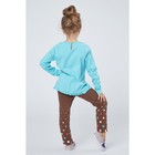 Джемпер для девочки, рост 110 см, цвет свелто-бирюзовый - Фото 3