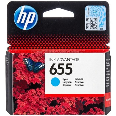 Картридж струйный HP 655 CZ110AE голубой для HP DJ IA 3525/4615/4625/5525/6525 (600стр.)