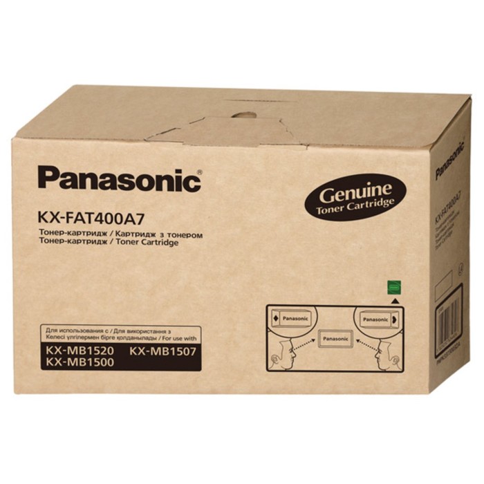 Тонер Картридж Panasonic KX-FAT400A черный для Panasonic KX-MB1500/1520 (1800стр.) - фото 51294504