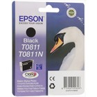 Картридж струйный Epson C13T11114A10/C13T0811 черный для Epson R270/290/RX590 - фото 51294528