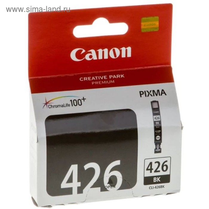 Картридж струйный Canon CLI-426BK 4556B001 черный для Canon iP4840/MG5140/MG5240/MG6140/MG8140   172 - Фото 1