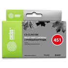 Картридж струйный Cactus CS-CLI451BK черный для Canon MG6340/5440/IP7240 (9.8мл) - фото 51294562