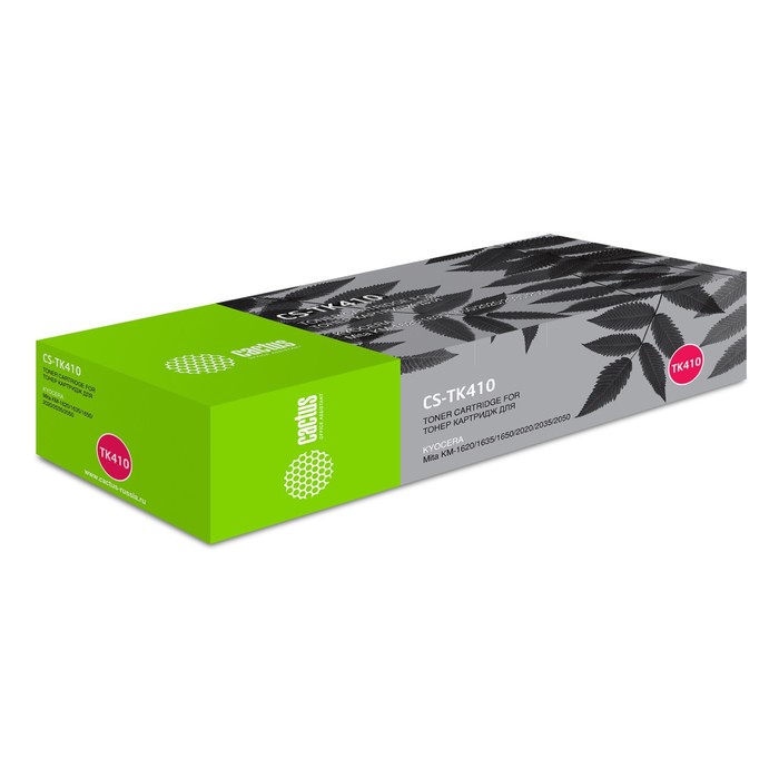 Тонер Картридж Cactus CS-TK410, чёрный, для Kyocera Mita FS-1620/1635/1650/2020/2035/2050, 15000 стр