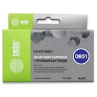 Картридж струйный Cactus CS-EPT0801 черный для Epson Stylus PhotoP50/PX650/PX660/PX700/PX700W/PX710/ - фото 51294641