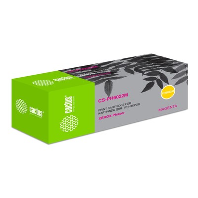 Картридж Cactus CS-PH6022M (106R02761) Magenta, пурпурный, для Xerox Phaser 6020/6022, 1000 стр.