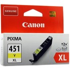 Картридж струйный Canon CLI-451XLY 6475B001 желтый для Canon Pixma iP7240/MG6340/MG5440 - фото 297997353