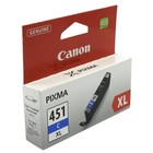 Картридж струйный Canon CLI-451XLC 6473B001 голубой для Canon Pixma iP7240/MG6340/MG5440 - фото 51652744