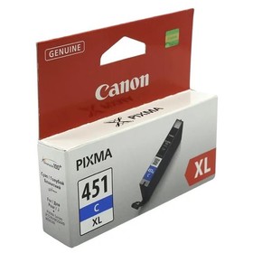 Картридж струйный Canon CLI-451XLC 6473B001 голубой для Canon Pixma iP7240/MG6340/MG5440