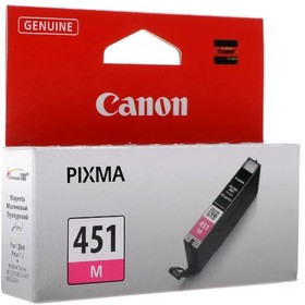 Картридж струйный Canon CLI-451M 6525B001 пурпурный для Canon Pixma iP7240/MG6340/MG5440 1724585