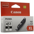 Картридж струйный Canon CLI-451XLBK 6472B001 черный для Canon Pixma iP7240/MG6340/MG5440 - фото 51543161