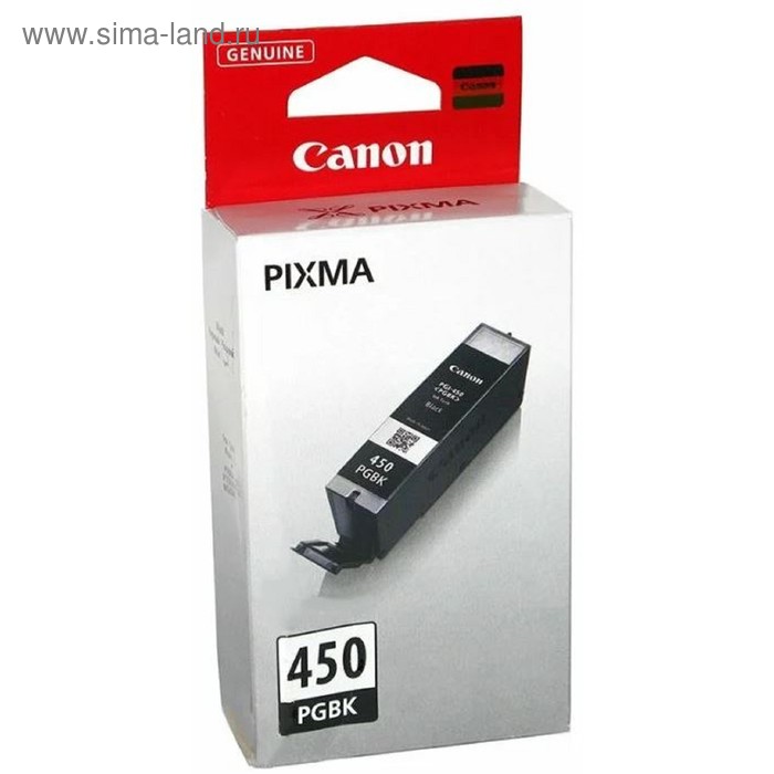 Картридж струйный Canon PGI-450PGBK 6499B001 черный для Canon Pixma iP7240/MG6340/MG5440 - Фото 1
