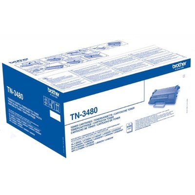 Картридж Brother TN3480 для HL-L5000D/L5100DN/L5100DNT/L5200DW/L5200DWT (8000k), черный