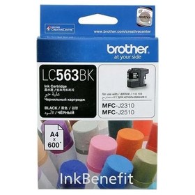 Картридж струйный Brother LC563BK черный для Brother MFC-J2510 (600стр.)