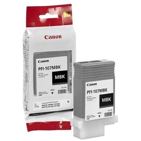

Картридж струйный Canon PFI-107 MBK черный матовый для Canon iP F680/685/780/785