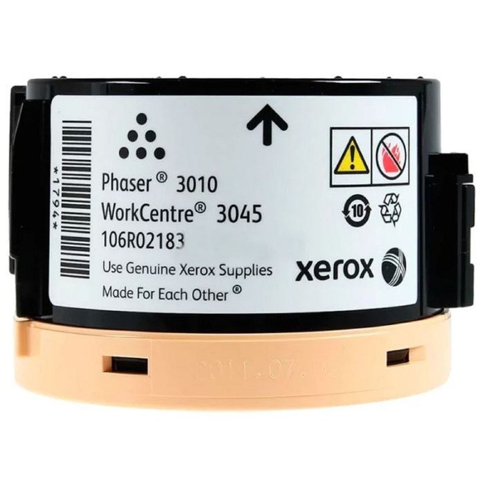 Тонер Картридж Xerox 106R02183 черный для Xerox Ph 3010/WC 3045B (2300стр.) - фото 51294797