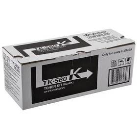 Тонер Картридж Kyocera 1T02KT0NL0 TK-580K черный для Kyocera FS-C5150DN (3500стр.) 1726013