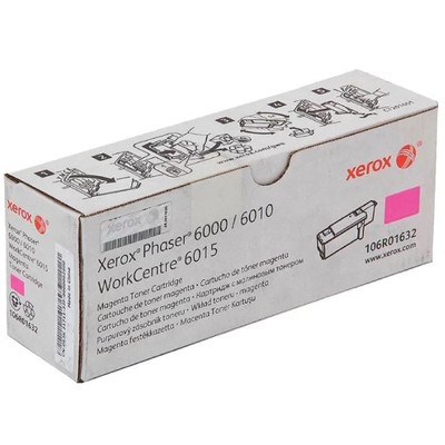 Тонер Картридж Xerox 106R01632 пурпурный для Xerox Ph 6000/6010N/WC 6015 (1000стр.)