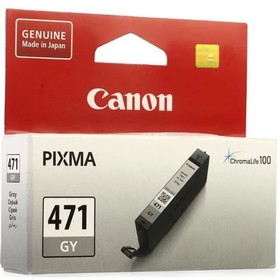 Картридж струйный Canon CLI-471GY 0404C001 серый для Canon Pixma MG5740/MG6840/MG7740