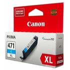 Картридж струйный Canon CLI-471XLC 0347C001 голубой для Canon Pixma MG5740/MG6840/MG7740 - фото 51511949