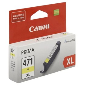 Картридж струйный Canon CLI-471XLY 0349C001 желтый для Canon Pixma MG5740/MG6840/MG7740