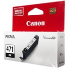 Картридж струйный Canon CLI-471BK 0400C001 черный для Canon MG5740/MG6840/MG7740 - фото 297997448