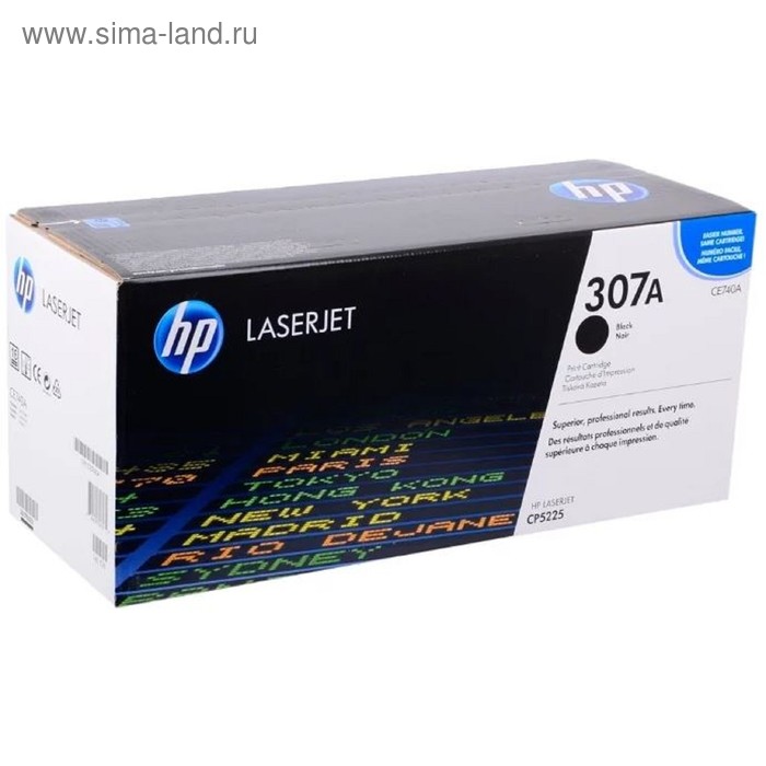 Картридж HP 307A CE740A для CLJ CP5225 (7000k), черный - Фото 1