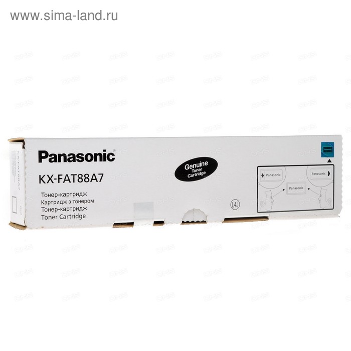 Тонер Картридж Panasonic KX-FAT88A черный для Panasonic KX-FL403RU (2000стр.) - Фото 1