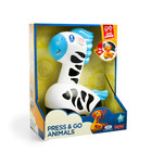 Игрушка инерционная Hap-p-Kid Press & Go Animals «Зебра» - Фото 1