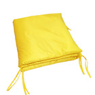 Подушка-матрас водоотталкивающий, цвет жёлтый размер 195х63х3,5 см, оксфорд, полиэстер 100%, синтетическое волокно - Фото 3