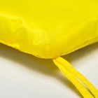Подушка-матрас водоотталкивающий, цвет жёлтый размер 195х63х3,5 см, оксфорд, полиэстер 100%, синтетическое волокно - Фото 5