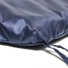 Подушка-матрас водоотталкивающ. 195х63х3,5 см, плащевка полиэстер 100%, цвет чёрно-синий, синтетическое волокно - Фото 5