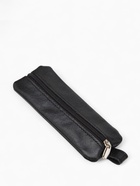 Ключница карманная на молнии, с кольцом, размер 15×6×1 см, чёрная - Фото 1