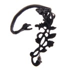 Серьга «Кафф» гаргона, цвет черный - Фото 1