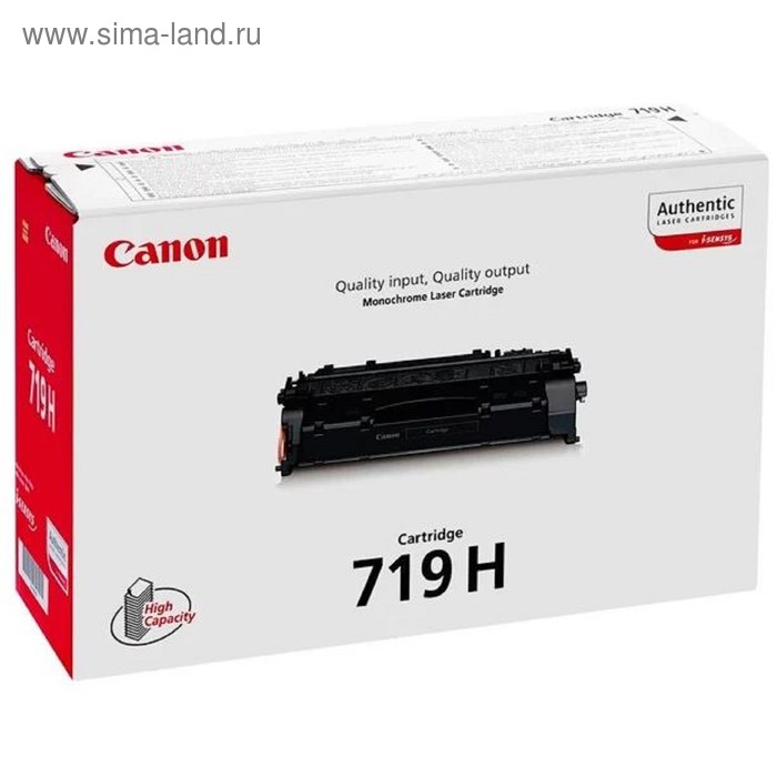 Картридж Canon 719H 3480B002 для i-Sensys MF5840/MF5880/LBP6300/LBP6650 (6400k), черный - Фото 1