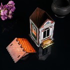 Чайный домик "Дом из красного кирпича", 9,8×9,8×17,4 см - фото 9235974