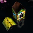 Чайный домик "Домик с корзинкой цветов", 9,8×9,8×17,4 см - фото 9671789
