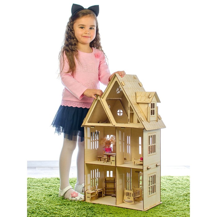 Кукольный домик «Лайт» фанера: 3 мм - фото 1884830133