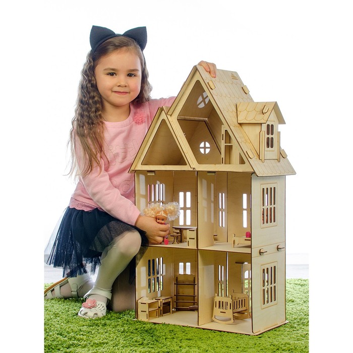 Кукольный домик «Лайт» фанера: 3 мм - фото 1884830134