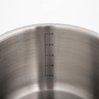 Кастрюля Катунь «Общепит», 3 л, d=18 см, h=12 см, капсульное дно, индукция, нержавеющая сталь - Фото 3