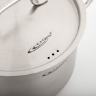 Кастрюля Катунь «Общепит», 3 л, d=18 см, h=12 см, капсульное дно, индукция, нержавеющая сталь - Фото 4