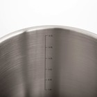 Кастрюля «Общепит», 7 л, d=22 см, h=18 см, металлическая крышка, индукция, с теплораспределительным слоем - Фото 3
