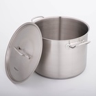 Кастрюля Катунь «Общепит», 13 л, d=28 см, h=21 см, капсульное дно, индукция, нержавеющая сталь - Фото 3